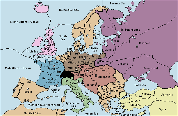 The map for the Classic Variant